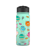 Bottiglia d'acqua con cannuccia - Motivo Donut Sprinkles Gen 2