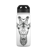 Bottiglia d'acqua con cannuccia - Modello azteco Giraffa Gen 2