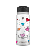 Borraccia con cannuccia - Gen 2 Hearts & Love Pattern