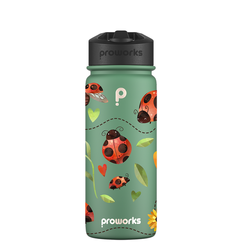 Borraccia con cannuccia - Modello Coccinella Gen 2