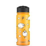 Water bottle with straw - Gen 2 Sheep Yoga Pattern