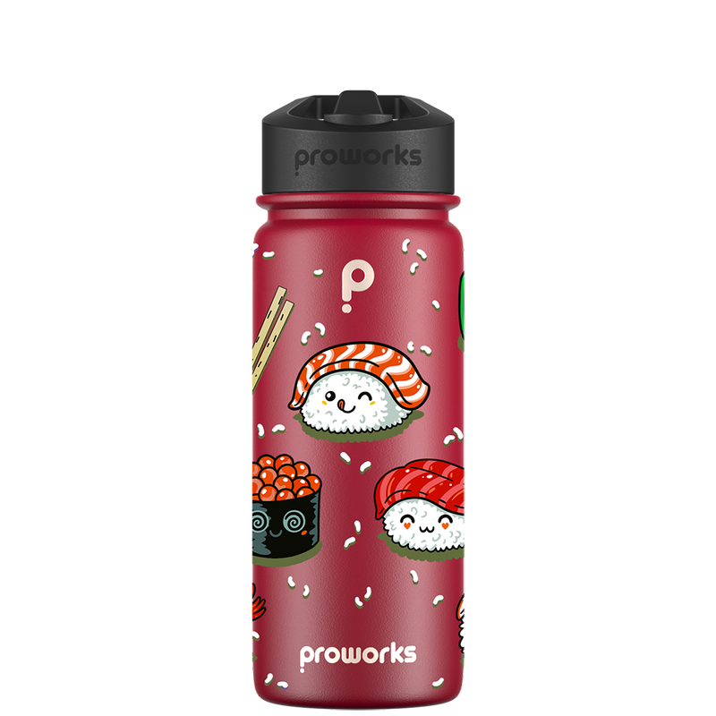 Borraccia con cannuccia - Gen 2 Super Sushi Pattern