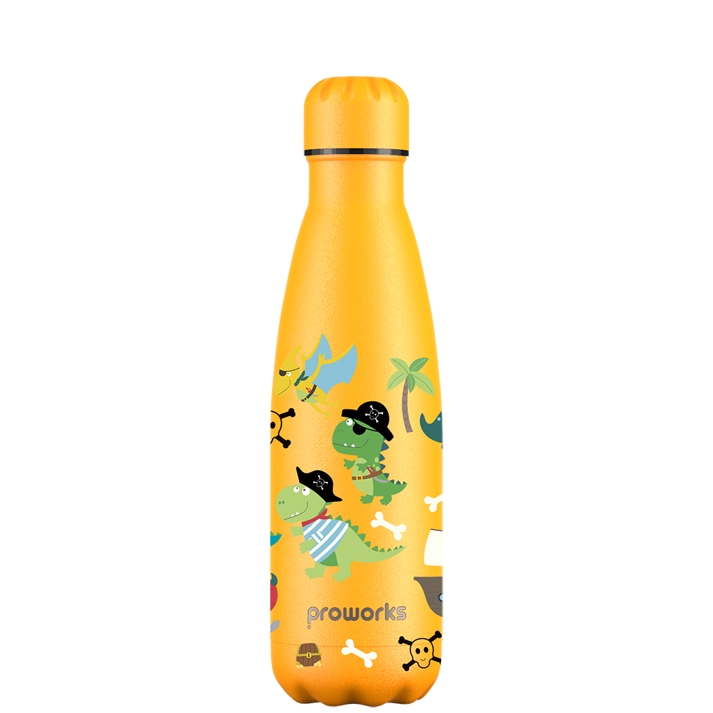 Original Dino Pirates Water Bottle Pattern