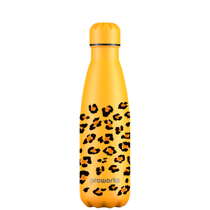 Original Leopard Print Water Bottle Pattern