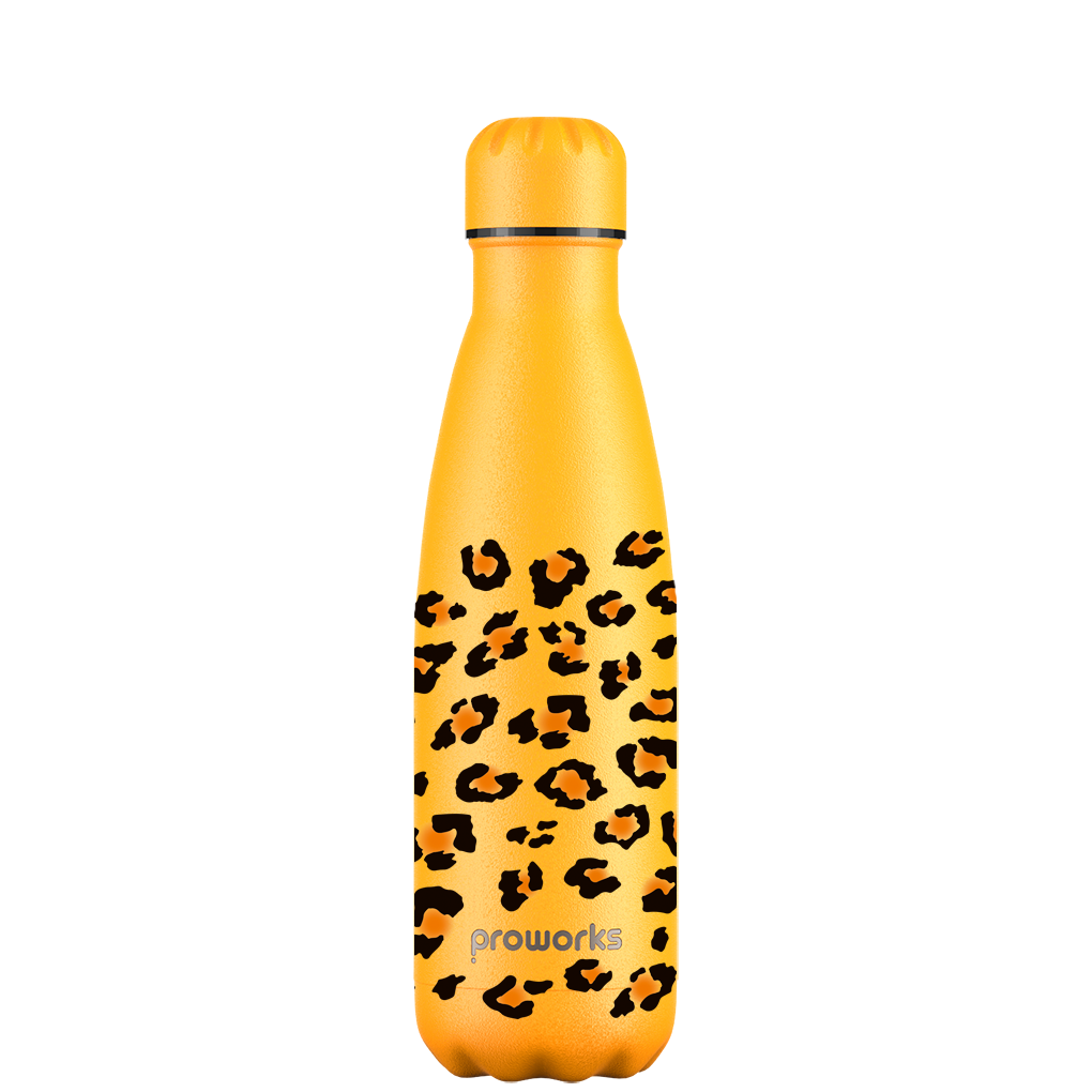 Original Leopard Print Water Bottle Pattern