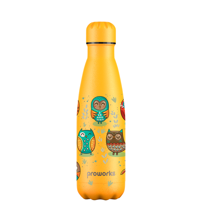 Original Tribal Owls Water Bottle Pattern