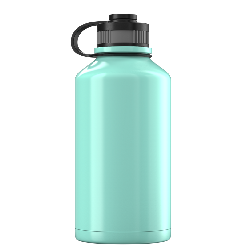 Botella de agua de 2 litros - Verde metalizado