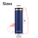 Bleu nuit Mug de voyage