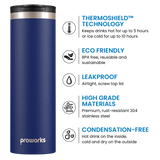 Bleu nuit Mug de voyage