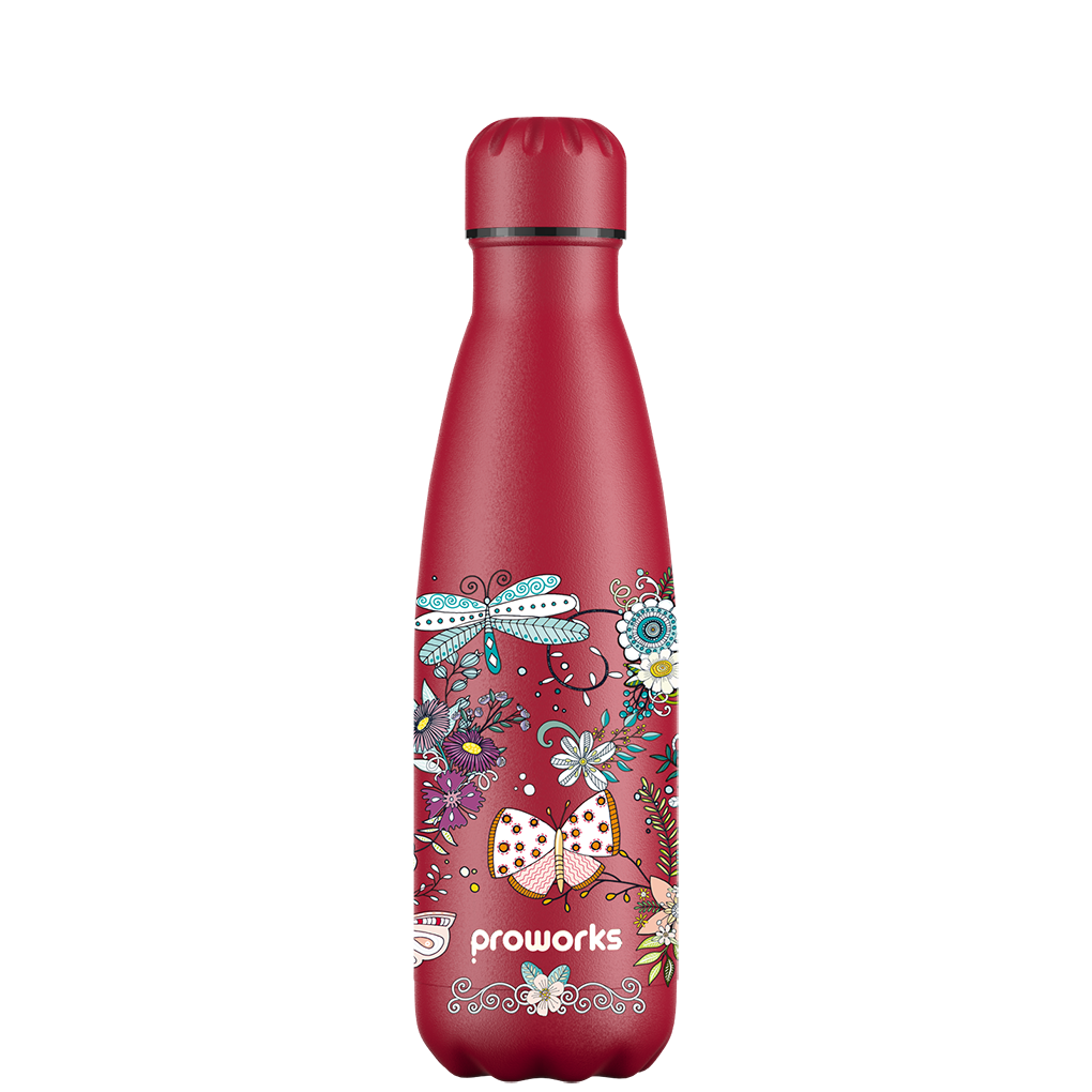 Original Butterfly Beauty Water Bottle Pattern