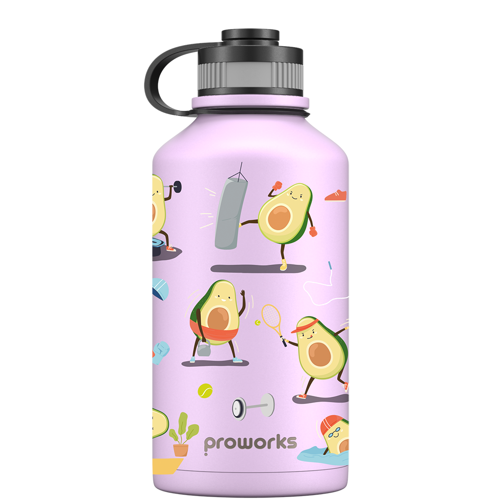 2 Litre Water Bottle - Pastel Lavender