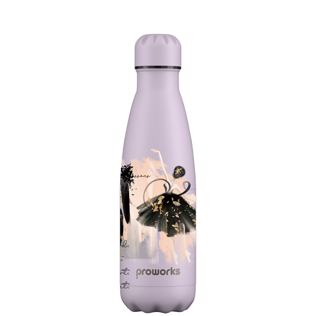 Original Ballet Dancer Water Bottle Pattern