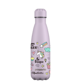 Original Be Unique Unicorn Water Bottle Pattern