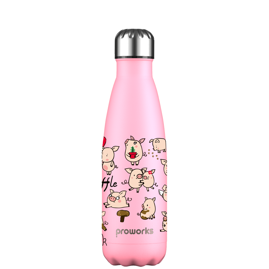 Original Pig of the bunch water bottle pattern