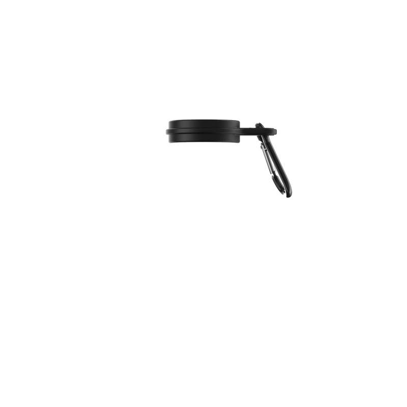 350ml Black Water Bottle Carry Clip