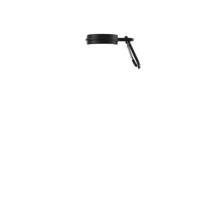 750ml Black Water Bottle Carry Clip
