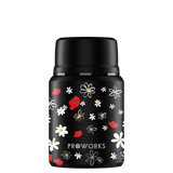 Proworks Black Daisy Food Flask 500ml