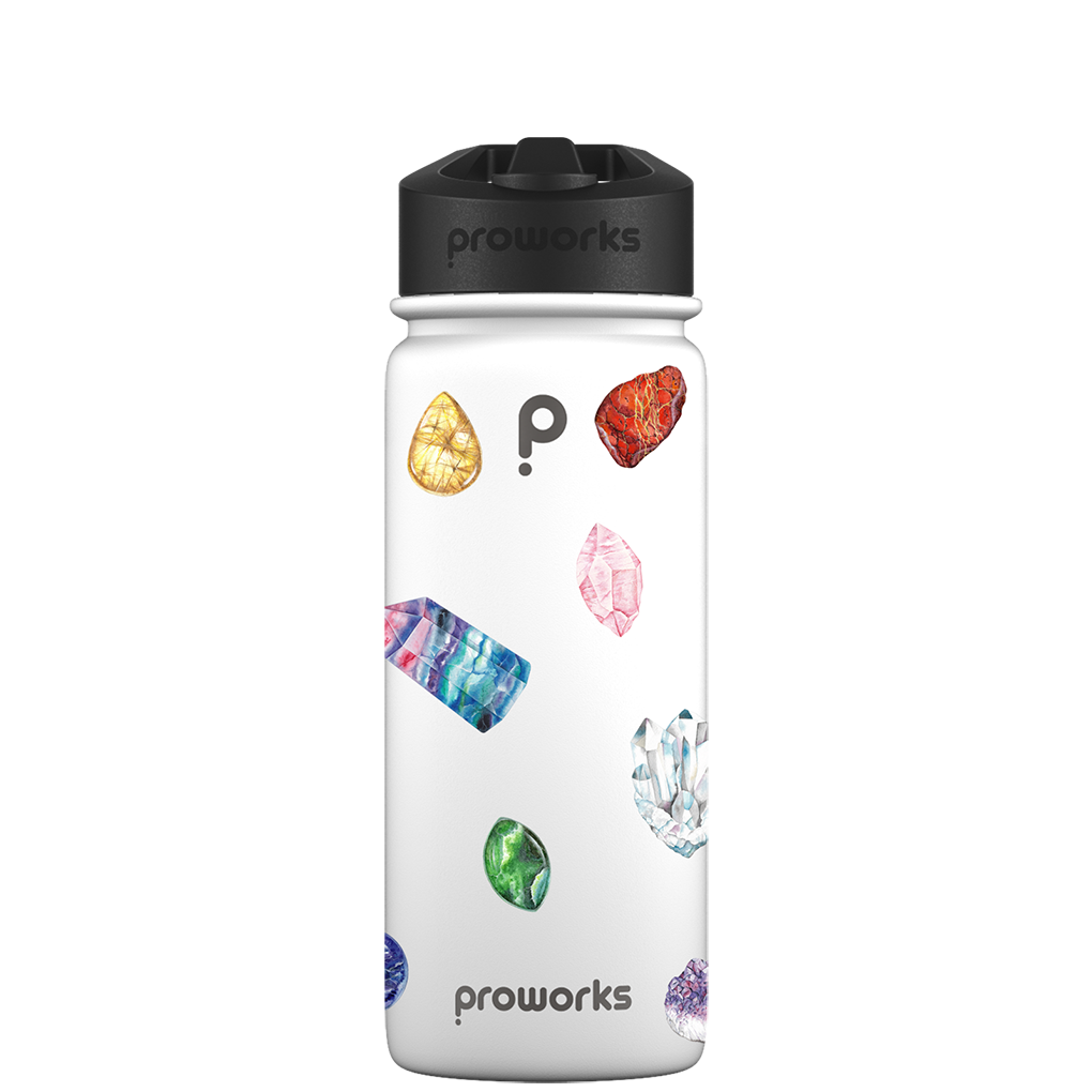 Botella de agua con pajita - Gen 2 Peace Of Mind Pattern - Proworks Bottles
