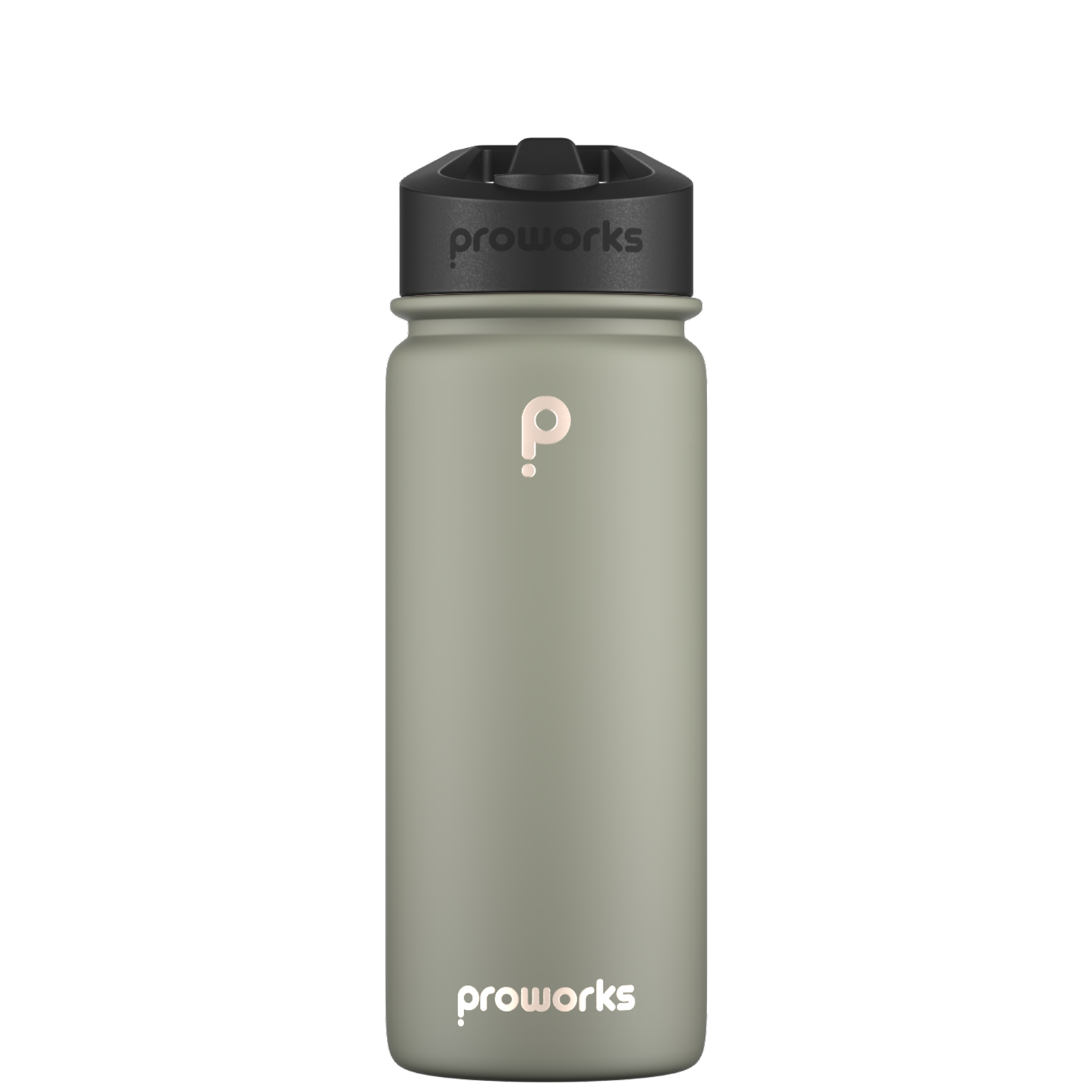 Botella de agua con pajita - Gen 2 Gravity Grey