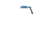 Powder Blue 1L Carabiner