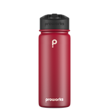 Botella de agua con pajita - Gen 2 Uva Orgánica