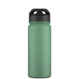 Water bottle with straw - Gen 2 Pine Green