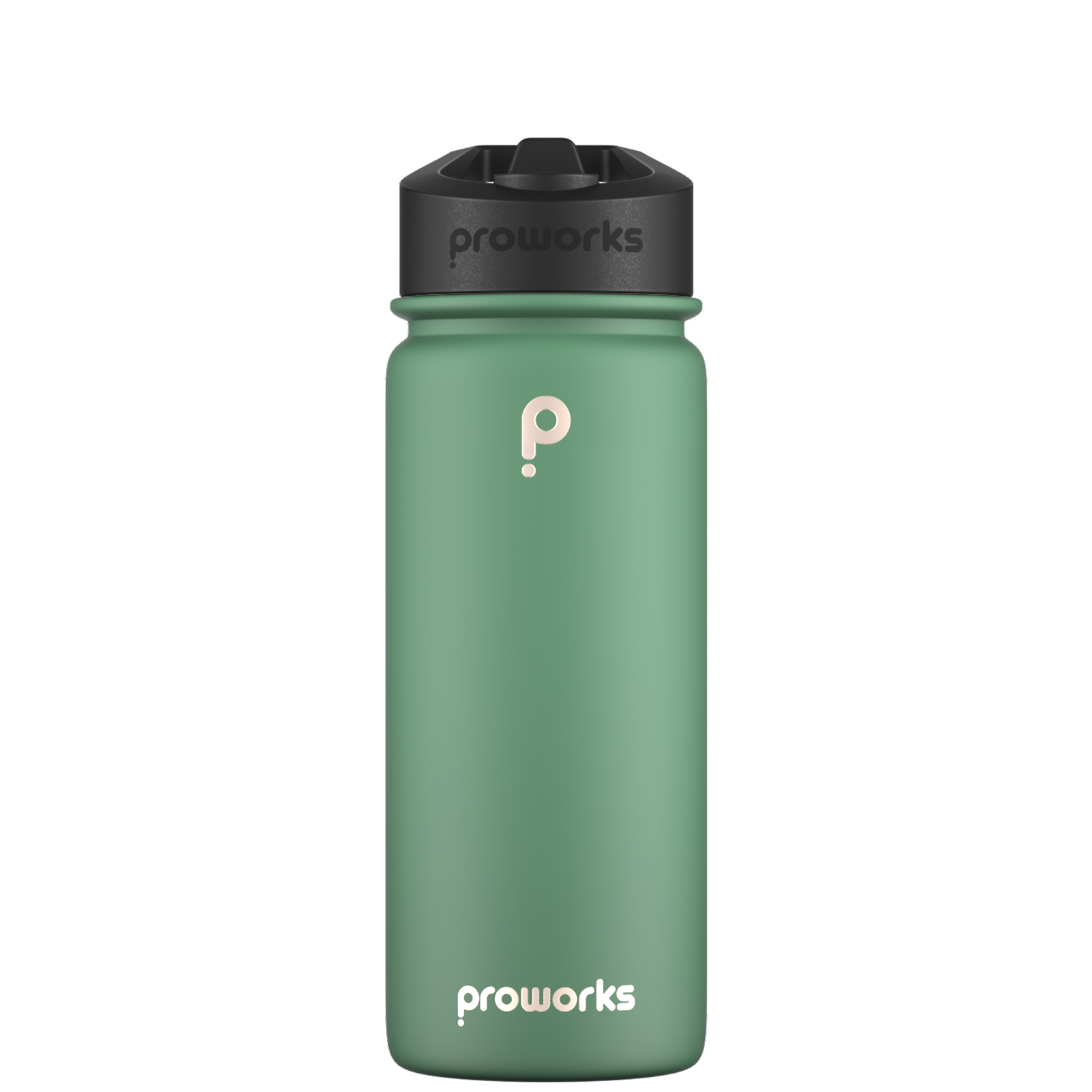 Water bottle with straw - Gen 2 Pine Green
