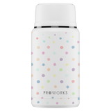 Proworks White Polka Dot Food Flask 750ml