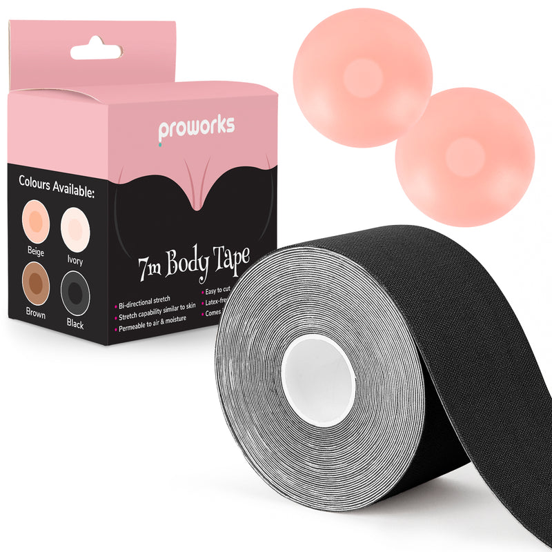 Boob Tape 7m Roll Including Nipple Covers