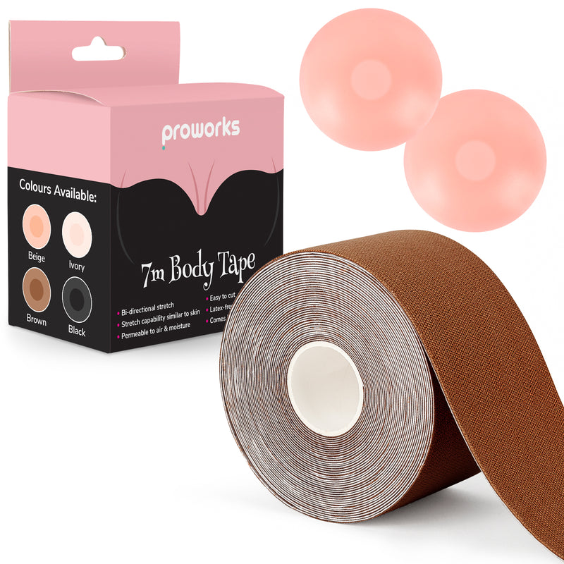 Boob Tape 7m Roll Including Nipple Covers