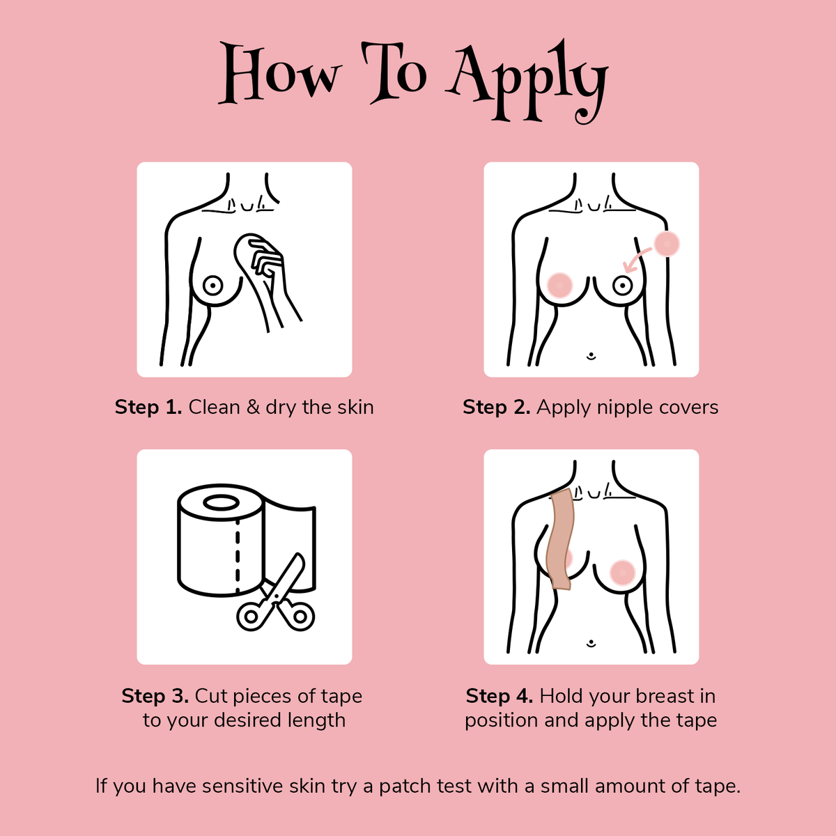 What tape to use for outlet breast