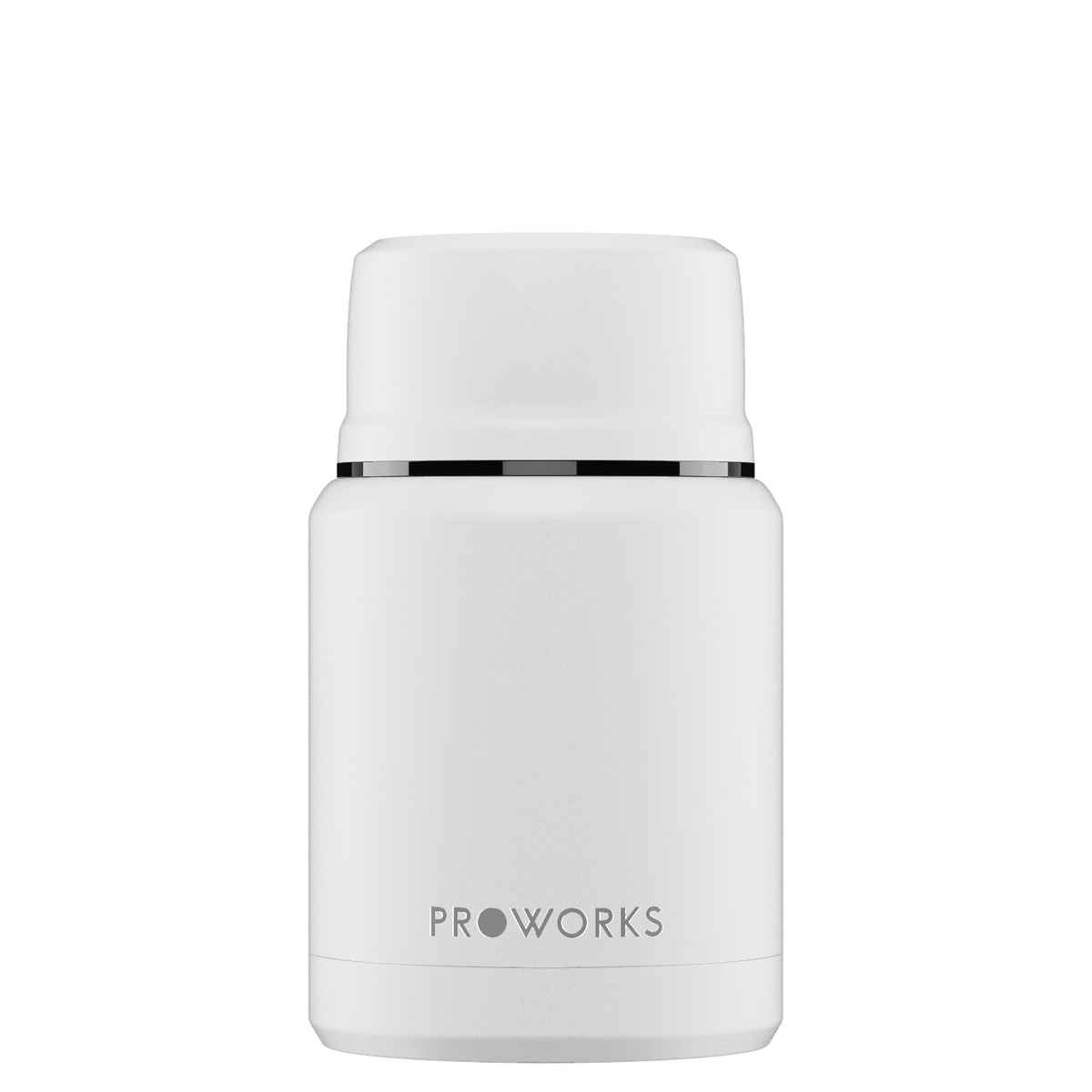 Proworks All White Food Flask 500ml