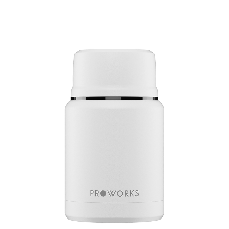 Proworks All White Food Flask 500ml