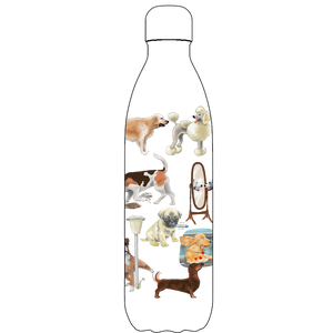 Dogs Tail Water Bottle Pattern