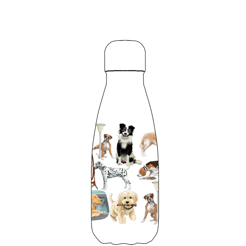 Dogs Tail Water Bottle Pattern