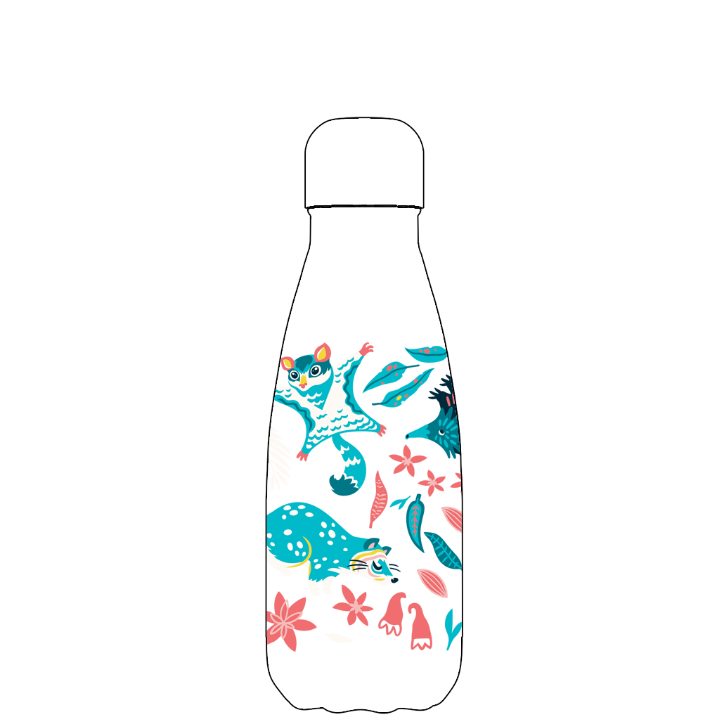 Patrón original de animales australianos.