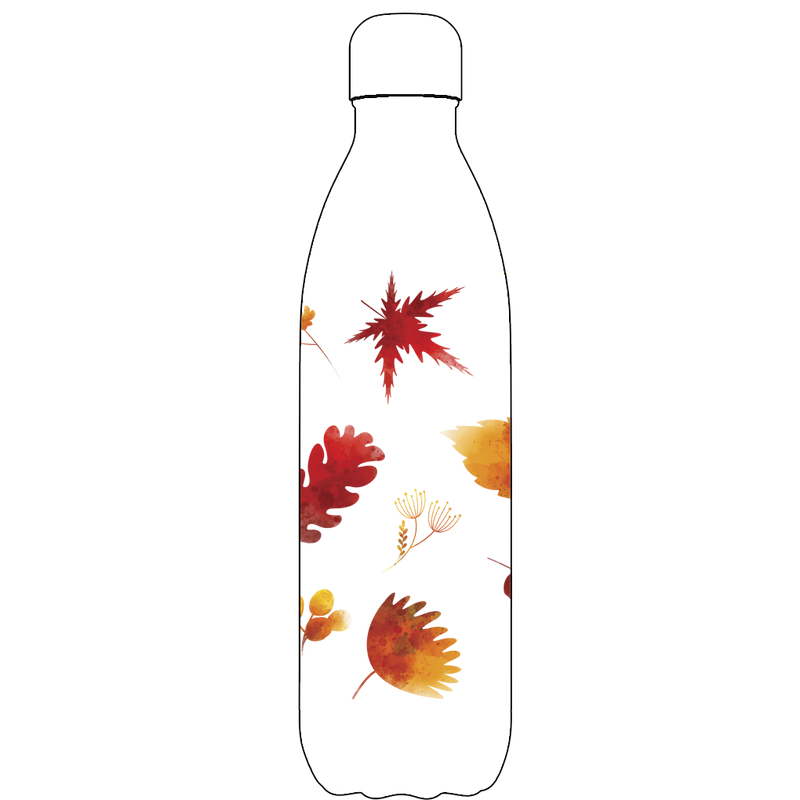 Original Autumn Leaves Water Bottle Pattern
