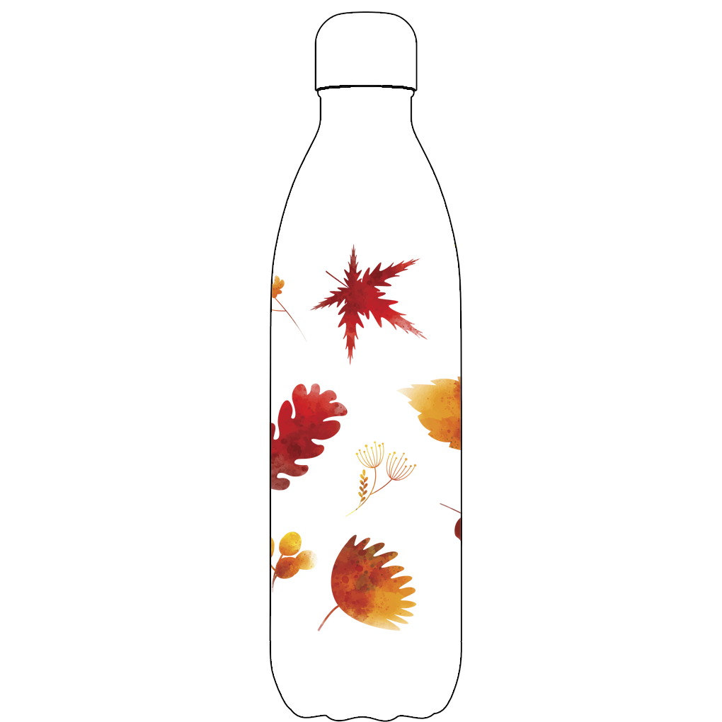 Original Autumn Leaves Water Bottle Pattern