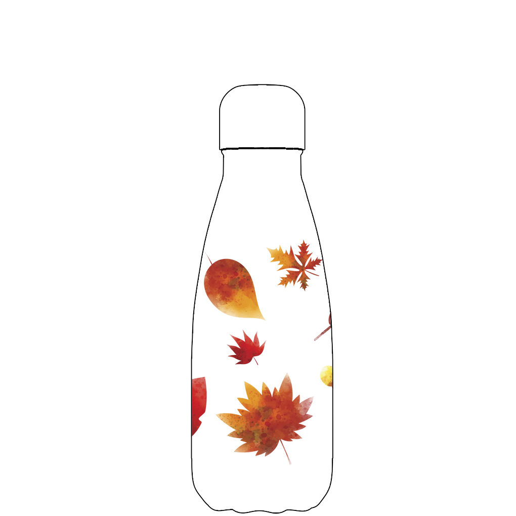 Original Autumn Leaves Water Bottle Pattern