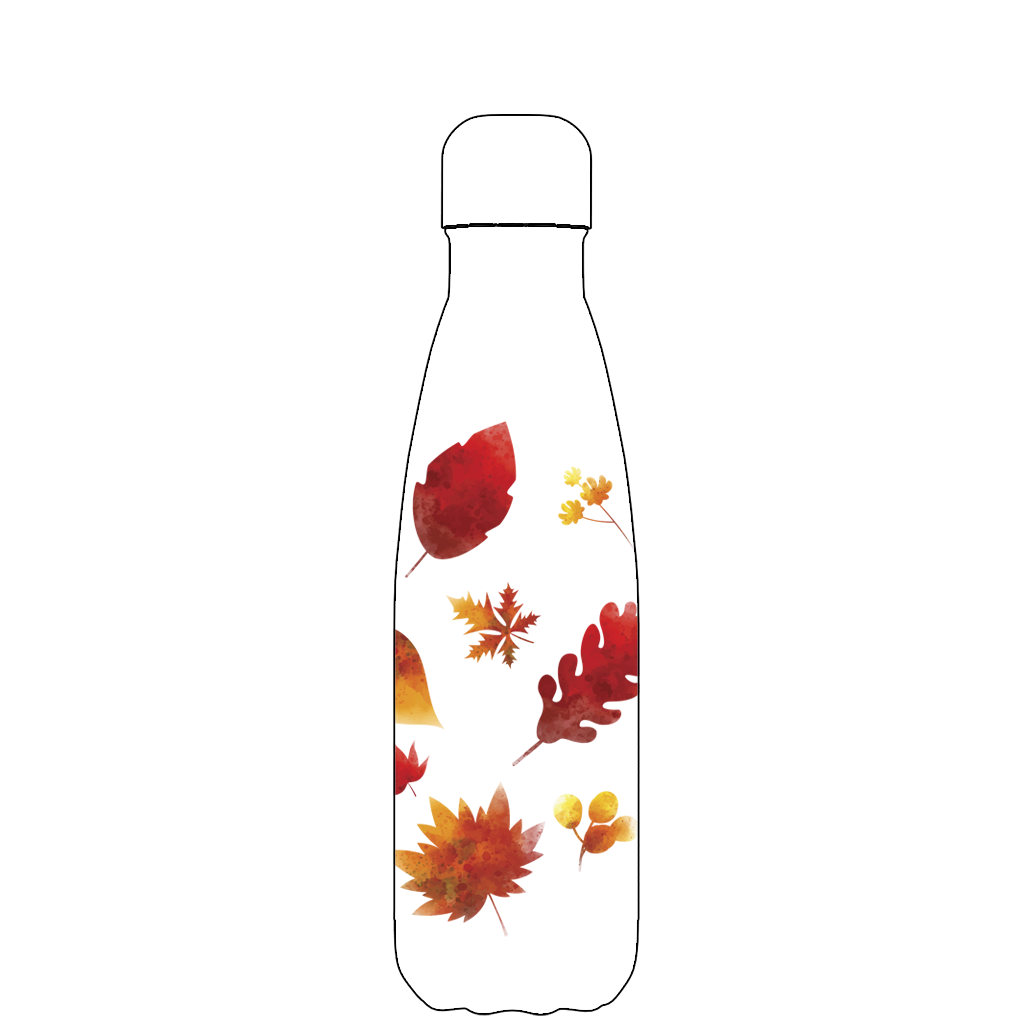 Original Autumn Leaves Water Bottle Pattern