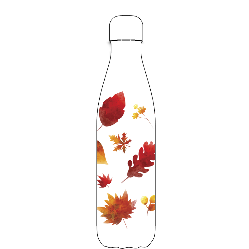 Original Autumn Leaves Water Bottle Pattern