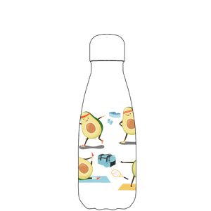 Original Avocardio Water Bottle Pattern