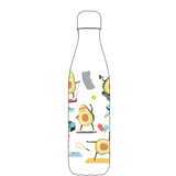 Original Avocardio Water Bottle Pattern