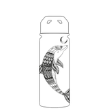 Bottiglia d'acqua con cannuccia - Modello azteco delfino Gen 2