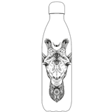 Original Aztec Giraffe Water Bottle Pattern