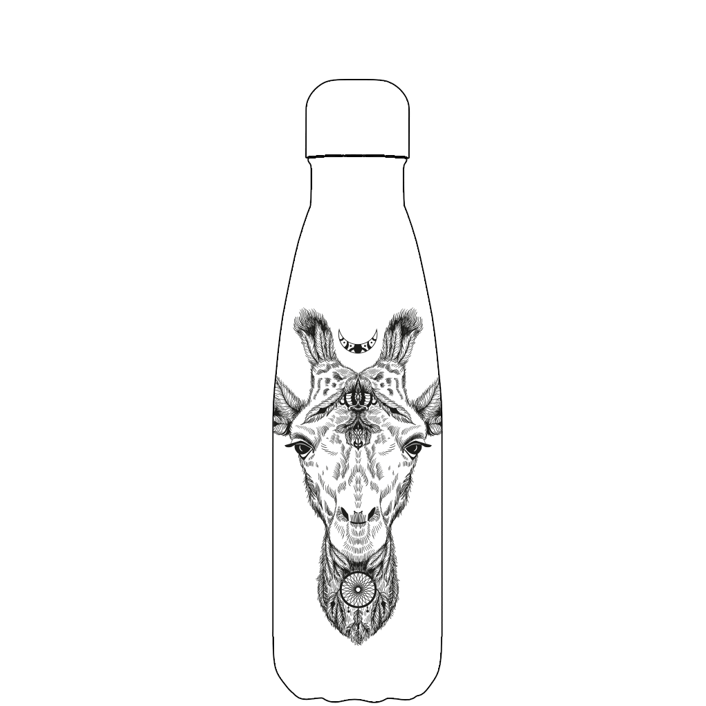 Original Aztec Giraffe Water Bottle - Proworks Bottles