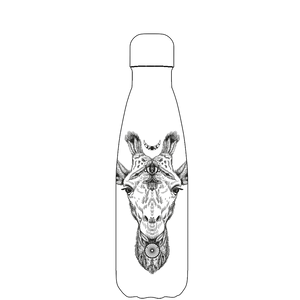 Original Aztec Giraffe Water Bottle Pattern