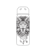 Bottiglia d'acqua con cannuccia - Modello azteco leone di 2a generazione