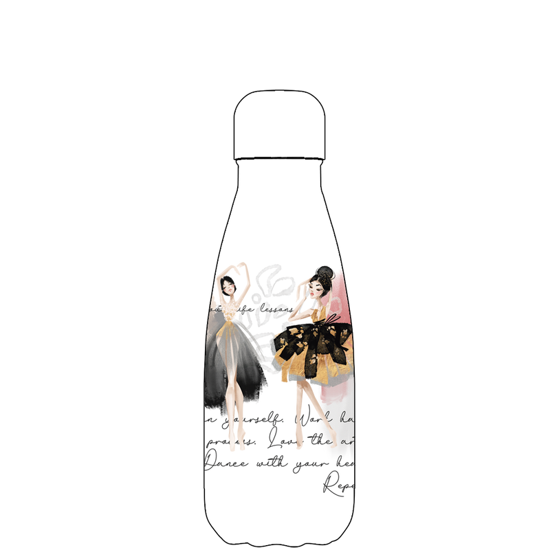 Original Ballet Dancer Water Bottle Pattern