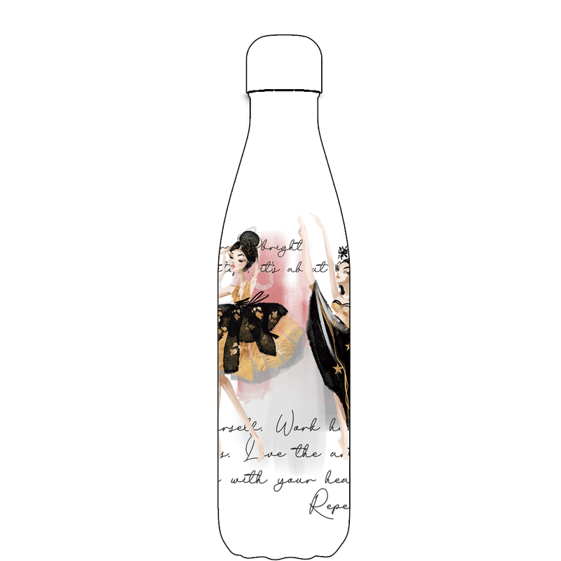 Original Ballet Dancer Water Bottle Pattern